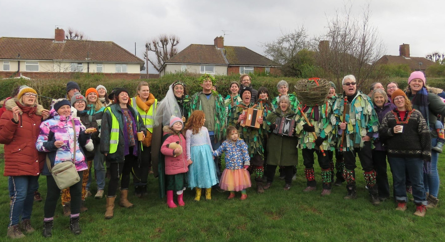 wassail Hillfields community garden Bristol jAN 2024